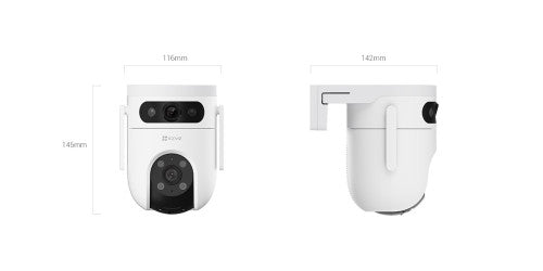 EZVIZ H9c Dual 3K Almohadilla Cámara de seguridad IP Exterior 2880 x 1620 Pixeles Techo/Pared/Poste_0