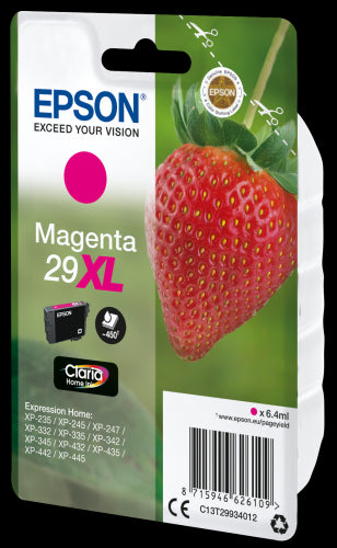 Epson Strawberry C13T29934012 cartucho de tinta 1 pieza(s) Original Alto rendimiento (XL)_1
