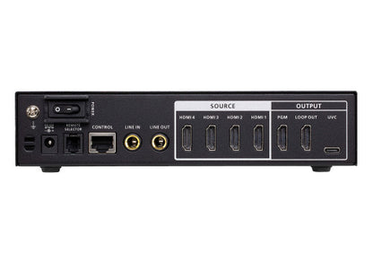 ATEN Conmutador de vÃ­deo HDMI a USB de 4 entradas CAMLIVEâ¢ PRO 4K_2