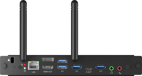 IIYAMA OPS SLOT PC-MODULE UW5K SUPPORTED, LOW NOISE <34DB, CORE I5-12450H / UHD / 8GB DDR4, M2 256GB SSD, WIFI6, 1GB LAN, BT 5.2, 4XUSB3.2, 2XUSB2.0, USB TYPE-C, DP & HDMI-OUT, HD AUDIO (MIC-IN/LINE-OUT), TPM2.0,  WINDOWS 11 IOT ENTERPRISE (OPC51204B_2
