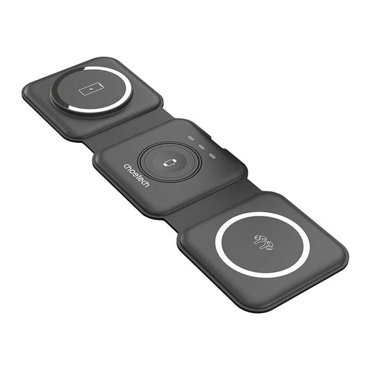 Choetech T588-F 3in1 Magnetic Wireless Charger 15W (black)_0