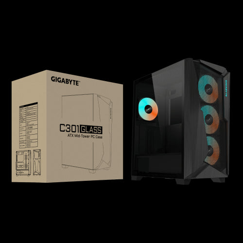 Gigabyte C301 GLASS Midi Tower Negro_6