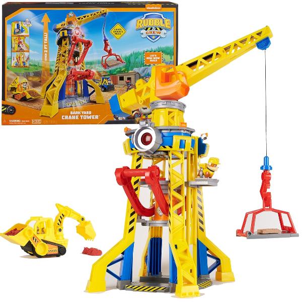 Rubble & Crew - Baupfoten Hof Kran-Spielset, Spielfahrzeug_0