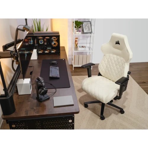 Corsair TC500 LUXE Silla para videojuegos de PC Asiento acolchado Beige_7