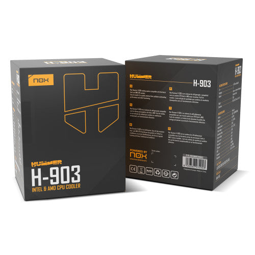 NOX Hummer H-903 Procesador Refrigerador de aire 9,2 cm Negro_6