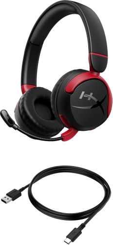 HyperX Headset Cloud Mini Wireless Black Red (7G8F1AA)_6
