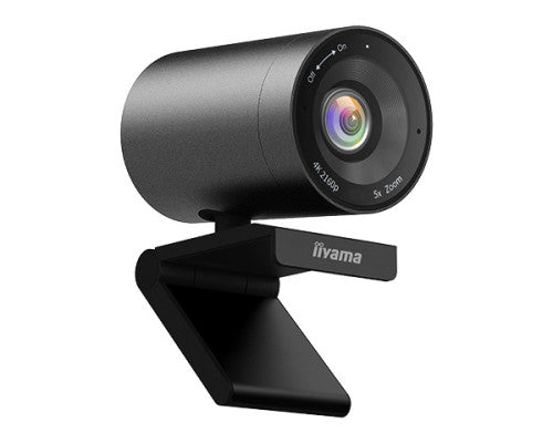 IIYAMA CAMERA 4K UHD 120DEGREE (FOV), 8MP STARVIS SENSOR, 5X ZOOM, 2D/3D NOISE CANCELLING, AUTO FRAMING, MICROPHONE 2X WITH 4M VOICE PICKUP, EASY MOUNT, PRIVACY SHUTTER, CONNECTION USB-C~USB-A, REMOTE CONTROL (OSD) (UC-CAM10PRO-1)_1