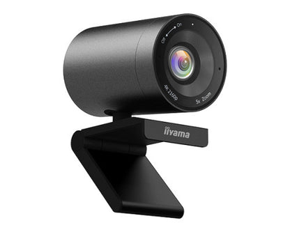 IIYAMA CAMERA 4K UHD 120DEGREE (FOV), 8MP STARVIS SENSOR, 5X ZOOM, 2D/3D NOISE CANCELLING, AUTO FRAMING, MICROPHONE 2X WITH 4M VOICE PICKUP, EASY MOUNT, PRIVACY SHUTTER, CONNECTION USB-C~USB-A, REMOTE CONTROL (OSD) (UC-CAM10PRO-1)_1