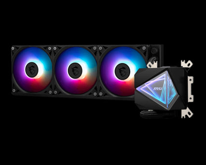 MSI MAG CORELIQUID I360 sistema de refrigeración para ordenador Carcasa del ordenador Sistema de refrigeración líquida todo en uno 12 cm Negro 1 pieza(s)_1