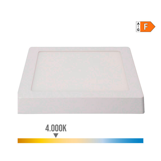 Led superfÃ­cie downlight quadrado branco 20 w 1500 lm 4000 k luz do dia 22 x 22 x 3 cm_0