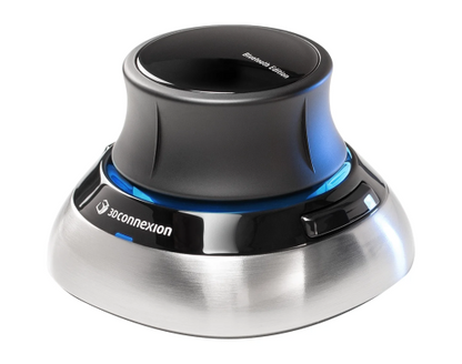 3Dconnexion SpaceMouse ratÃ³n Oficina RF Wireless + Bluetooth + USB Type-A 6DoF_0