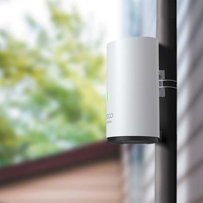 TP-Link Deco X50-Outdoor Doble banda (2,4 GHz / 5 GHz) Wi-Fi 6 (802.11ax) Blanco 1 Interno_1