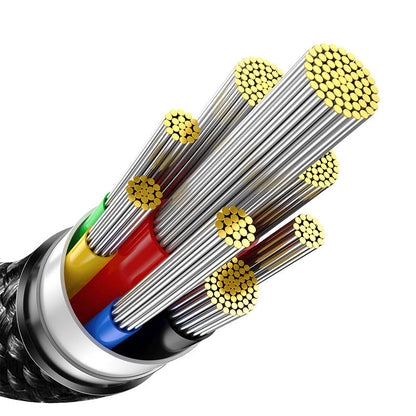 USB-C to USB-C cable Baseus Tungsten Gold 240W 3m (black)_11