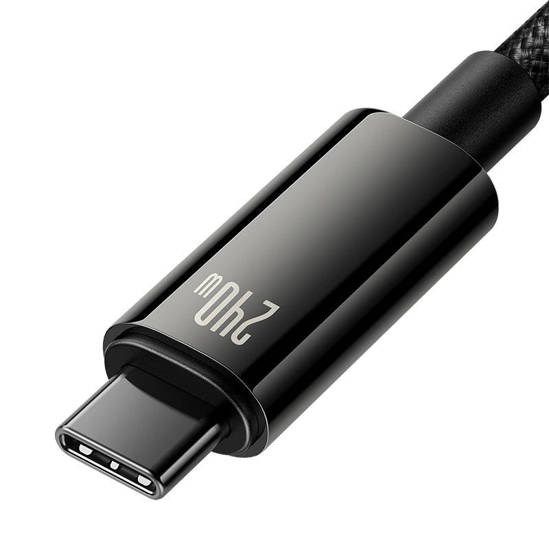USB-C to USB-C cable Baseus Tungsten Gold 240W 3m (black)_9