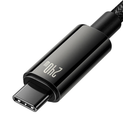 USB-C to USB-C cable Baseus Tungsten Gold 240W 3m (black)_9
