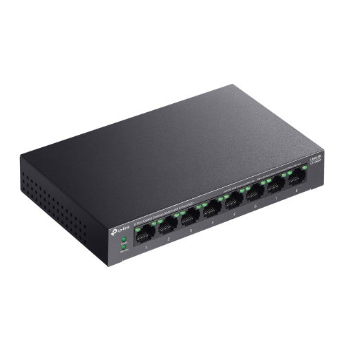 TP-Link LiteWave LS108GP switch No administrado Gigabit Ethernet (10/100/1000) Energía sobre Ethernet (PoE) Negro_3