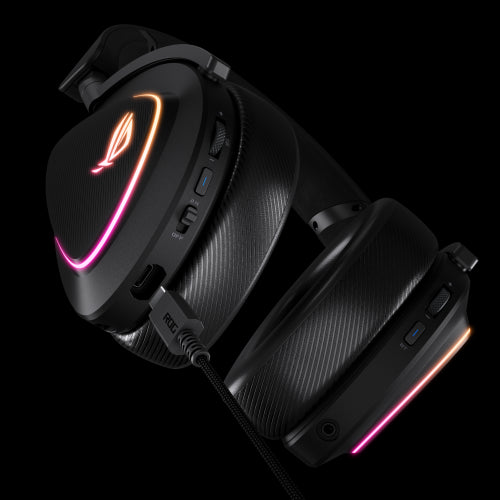 ASUS ROG DELTA II Auriculares InalÃ¡mbrico y alÃ¡mbrico Diadema Juego USB Tipo C Bluetooth Negro_6