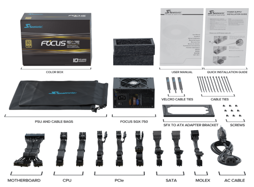 PC-Netzteil Seasonic / Preto / 1808171_6