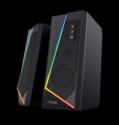 GXT609 ZOXA RGB 2.0 SET SPEAKERS ILLUMINATI LED RGB 6W RMS (12W PICCO)_3