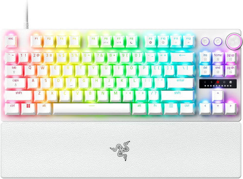 TECLADO RAZER HUNTSMAN V3 PRO (USA) TENKEYLESS BLANCO (RZ03-04981700-R3M1)_3