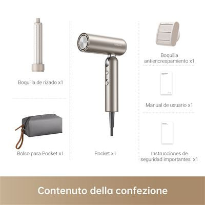 DREAME POCKET HIGH-SPEED HAIR DRYER-SPACE TITANIUM GOLD_2