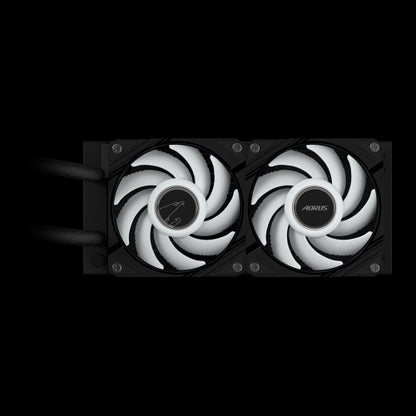 GIGABYTE AORUS WATERFORCE II 240 Procesador Sistema de refrigeración líquida todo en uno 12 cm Negro_4