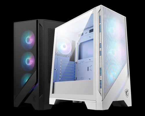CAJA MSI MAG FORGE 320R AIRFLOW WHITE,1x2.5"+2x2.5â€/3.5â€,3x120MM+1x120MM (ARGB),2xUSB3.2,+AUDIO+MICRO,RGB,MID-TOWER(BLANCO)_0