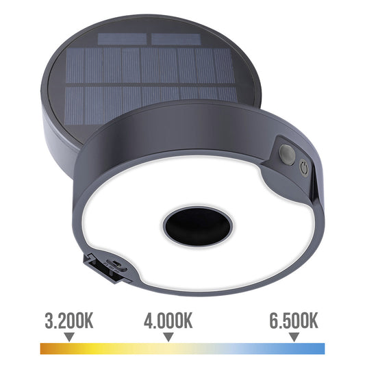 Aplique - estaca solar 4w 500lm edm_0