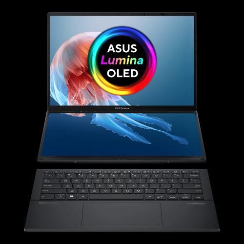 ASUS Zenbook Duo OLED UX8406MA-QL396W - Ordenador PortÃ¡til 14" WUXGA (Intel Core Ultra 9 185H, 32GB RAM, 1TB SSD, Arc Graphics, Windows 11 Home) Gris Tintero - Teclado QWERTY espaÃ±ol_0