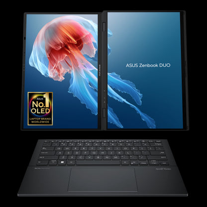ASUS Zenbook Duo OLED UX8406MA-QL396W - Ordenador PortÃ¡til 14" WUXGA (Intel Core Ultra 9 185H, 32GB RAM, 1TB SSD, Arc Graphics, Windows 11 Home) Gris Tintero - Teclado QWERTY espaÃ±ol_1