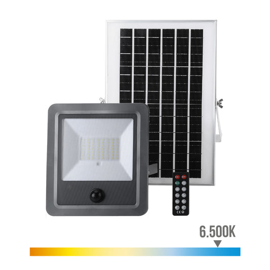 Projetor solar com sensor 100w 1.200lm 6.500k edm_0
