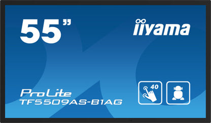 MONITOR IIYAMA 55"  TACTIL / ANDROID 11 / 500CD / RAM 4GB / ROM 32GB / 8MS / USO 24/7 / MODO KIOSCO / IP65 FRONTAL / HDMIX2 / DP X1 / RJ45 / MM / HORIZONTAL-VERTICAL-CARA ARRIBA/  VESA 400X400  (TF5539AS-B1AG)_3