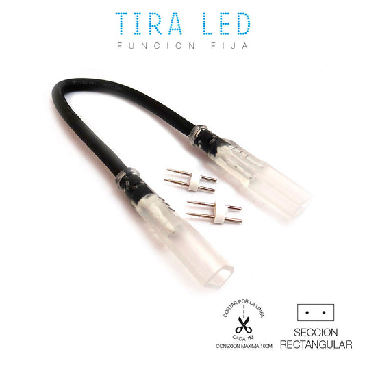 ConexÃ£o/alargador cabo 1m para tira led edm_0