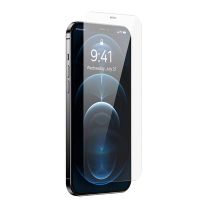 Baseus Full Screen Tempered Glass for iPhone 12 Pro Max with Speaker Cover 0.4mm + Mounting Kit_7