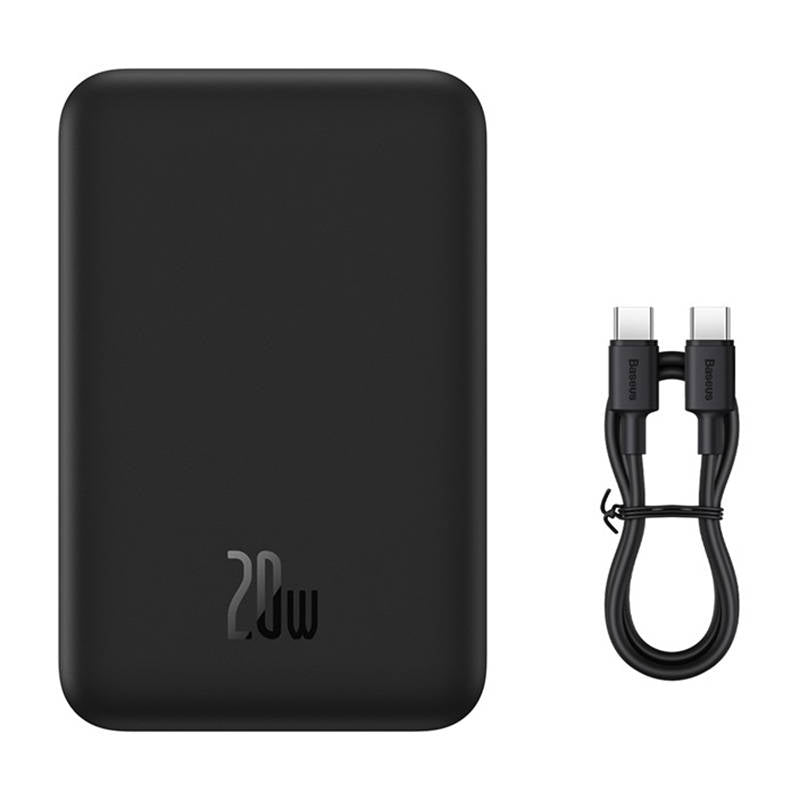 Powerbank Baseus Magnetic Mini 20000mAh, USB-C 20W MagSafe (black)_15