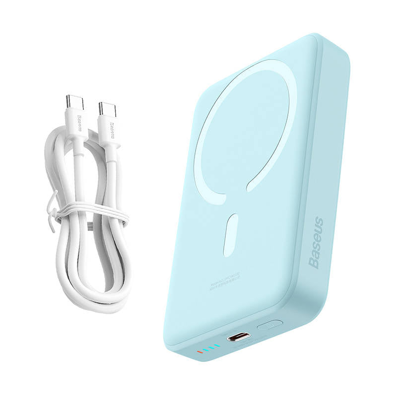 Power Bank mini Baseus 10000mAh, USB-C 30W Blue_0