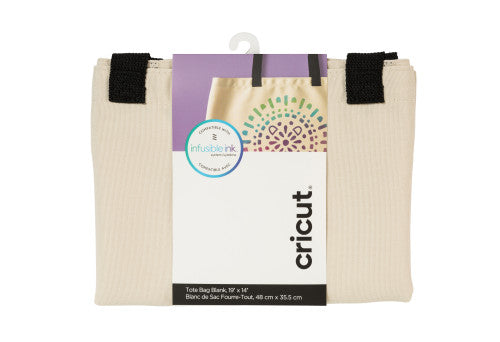 Cricut 2006829 bolsa de compras Beige, Negro Bolso grande_0