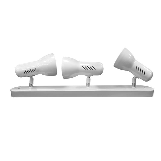 Candeeiro de teto 3 focos cor branco e27 modelo galaxy 60w edm_0