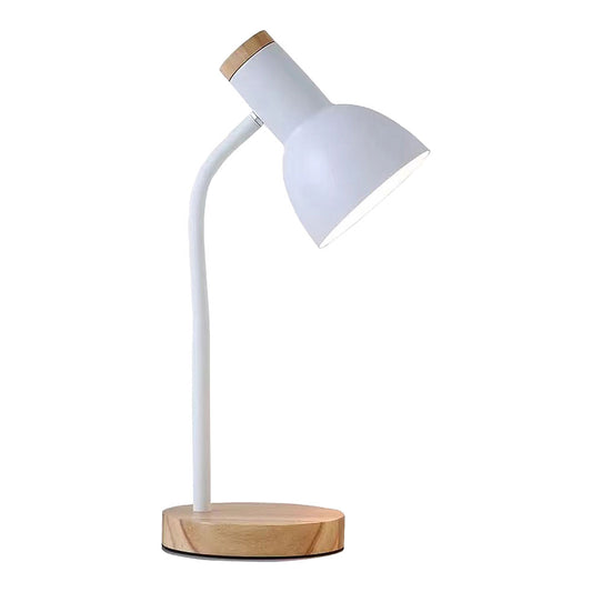 Candeeiro de escritÃ³rio, e27, mÃ¡x. 40 w, Ã¸ 12x 17 x 45 cm, madeira/branco._0