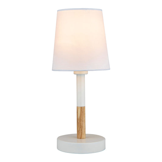 Candeeiro de mesa, e14 max 40 w, Ã¸ 13 x 32 cm, branco_0