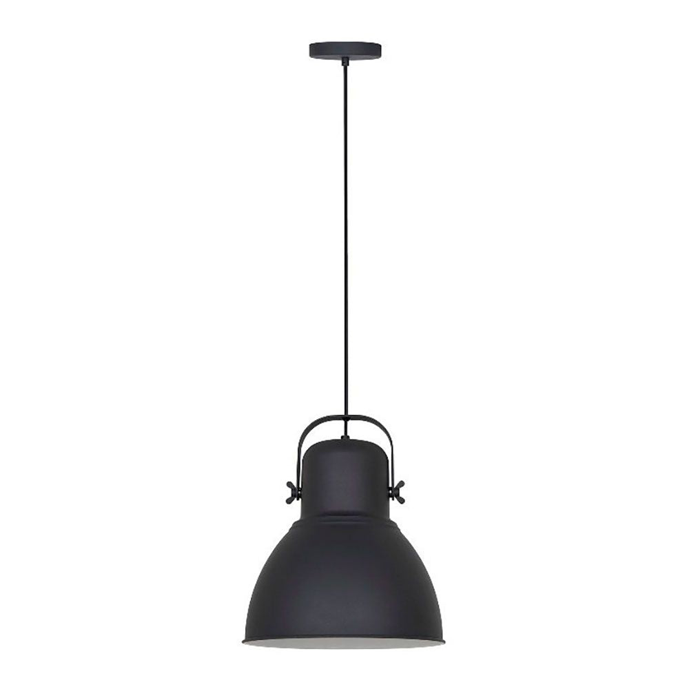Candeeiro de teto pendente, e27, preta, Ã¸320 x 1870 mm_0