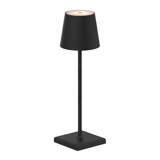 Candeeiro de mesa led, cor regulÃ¡vel, 260 lm, 3,3 w, recarregÃ¡vel via usb, preta_0