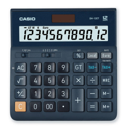 Calculadora Casio DH-12ET / Preto_1