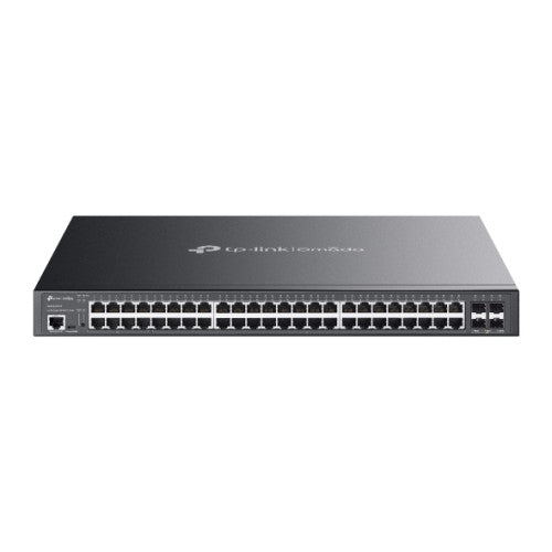 TP-Link Omada SG3452XMPP switch Gestionado L2+ Gigabit Ethernet (10/100/1000) Energía sobre Ethernet (PoE) 1U Negro_0