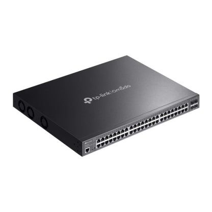 TP-Link Omada SG3452XMPP switch Gestionado L2+ Gigabit Ethernet (10/100/1000) Energía sobre Ethernet (PoE) 1U Negro_3