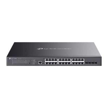TP-Link Omada SG3428XMPP switch Gestionado L2+ Gigabit Ethernet (10/100/1000) Energía sobre Ethernet (PoE) 1U Negro_0