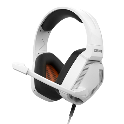 Krom Kopa Pro Auriculares Alámbrico Diadema Juego Blanco_0