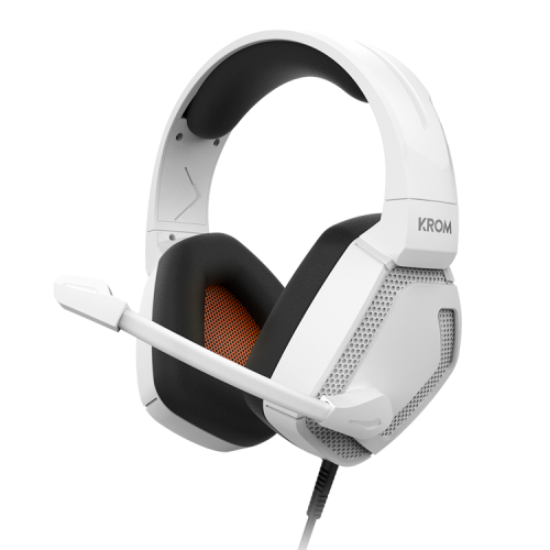 Krom Kopa Pro Auriculares Alámbrico Diadema Juego Blanco_0