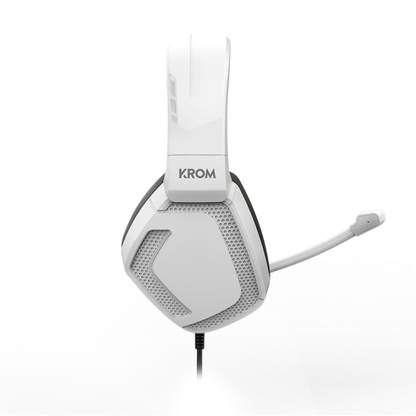Krom Kopa Pro Auriculares Alámbrico Diadema Juego Blanco_4