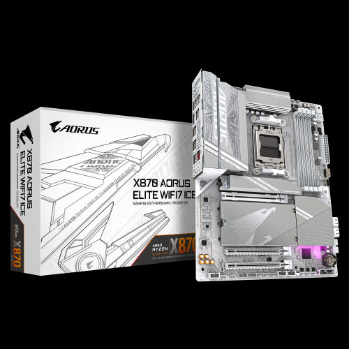 GIGABYTE X870 AORUS ELITE WIFI7 ICE AMD X870 Zócalo AM5 ATX_0